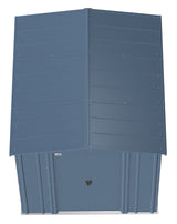 Classic Galvanized Steel Storage Shed, Blue Grey, 6-ft x 7-ft H0J7 - product image 5