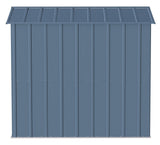 Classic Galvanized Steel Storage Shed, Blue Grey, 6-ft x 7-ft H0J7 - product image 6