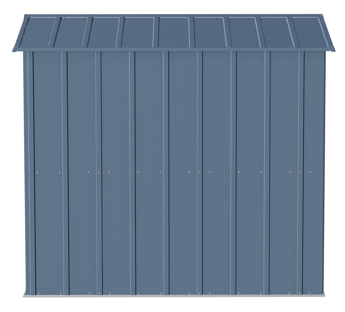 Classic Galvanized Steel Storage Shed, Blue Grey, 6-ft x 7-ft H0J7 - product image 6