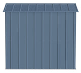 Classic Galvanized Steel Storage Shed, Blue Grey, 6-ft x 7-ft H0J7 - product image 7