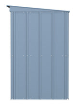 Classic Galvanized Steel Storage Shed, Blue Grey, 8-ft x 4-ft I8H9 - product image 4