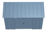 Classic Galvanized Steel Storage Shed, Blue Grey, 8-ft x 4-ft I8H9 - product image 5