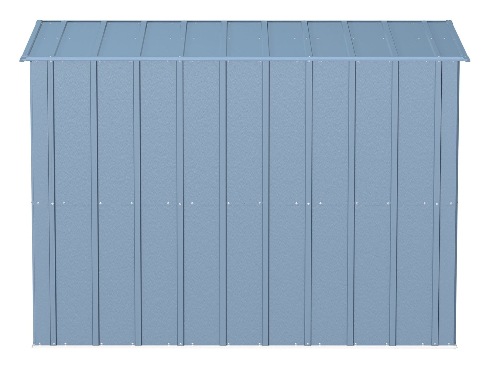Classic Galvanized Steel Storage Shed, Blue Grey, 8-ft x 4-ft I8H9 - product image 6