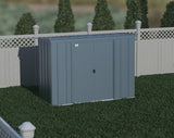 Classic Galvanized Steel Storage Shed, Blue Grey, 8-ft x 4-ft I8H9 - product image 7