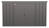 Classic Galvanized Steel Storage Shed, Charcoal, 10-ft x 4-ft X5T5 - product image 3