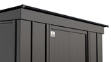 Classic Galvanized Steel Storage Shed, Charcoal, 10-ft x 4-ft X5T5 - product image 7