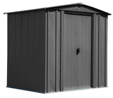 Classic Galvanized Steel Storage Shed, Charcoal, 6-ft x 5-ft Z5V6 - product image 1