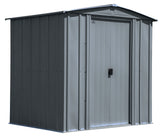 Classic Galvanized Steel Storage Shed, Charcoal, 6-ft x 5-ft Z5V6 - product image 3