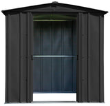 Classic Galvanized Steel Storage Shed, Charcoal, 6-ft x 5-ft Z5V6 - product image 4