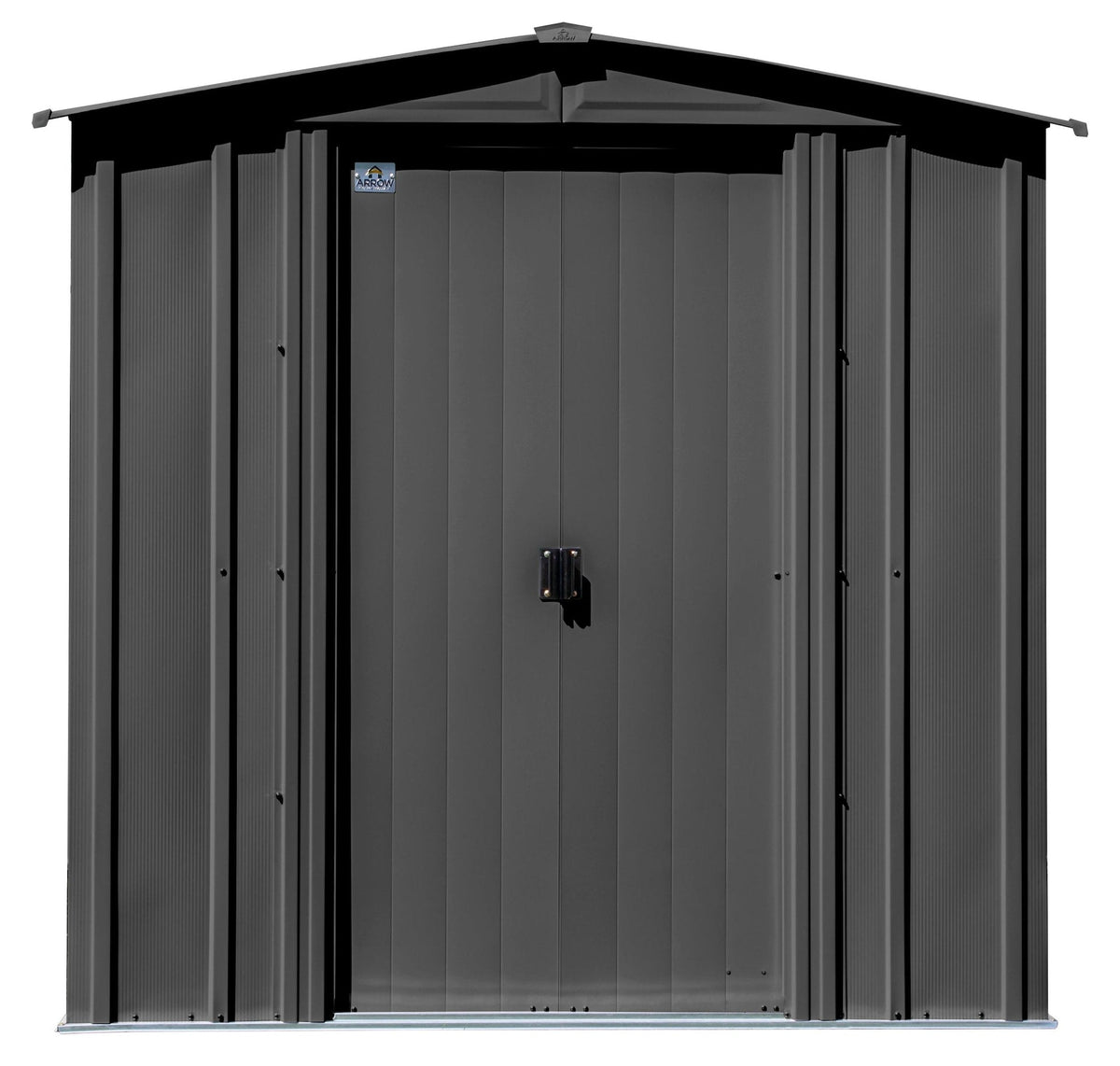 Classic Galvanized Steel Storage Shed, Charcoal, 6-ft x 5-ft Z5V6 - product image 5