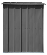 Classic Galvanized Steel Storage Shed, Charcoal, 6-ft x 5-ft Z5V6 - product image 6