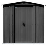 Classic Galvanized Steel Storage Shed, Charcoal, 6-ft x 7-ft O7U9 - product image 4
