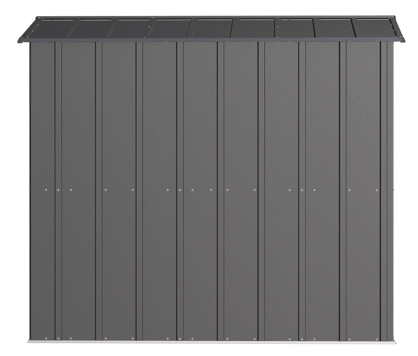 Classic Galvanized Steel Storage Shed, Charcoal, 6-ft x 7-ft O7U9 - product image 7