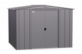 Classic Galvanized Steel Storage Shed, Charcoal, 8-ft x 8-ft Y3H4 - product image 2