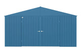 Elite 14x12-ft Blue Grey Corrosion-Resistant Steel Shed X9V7 - product image 1