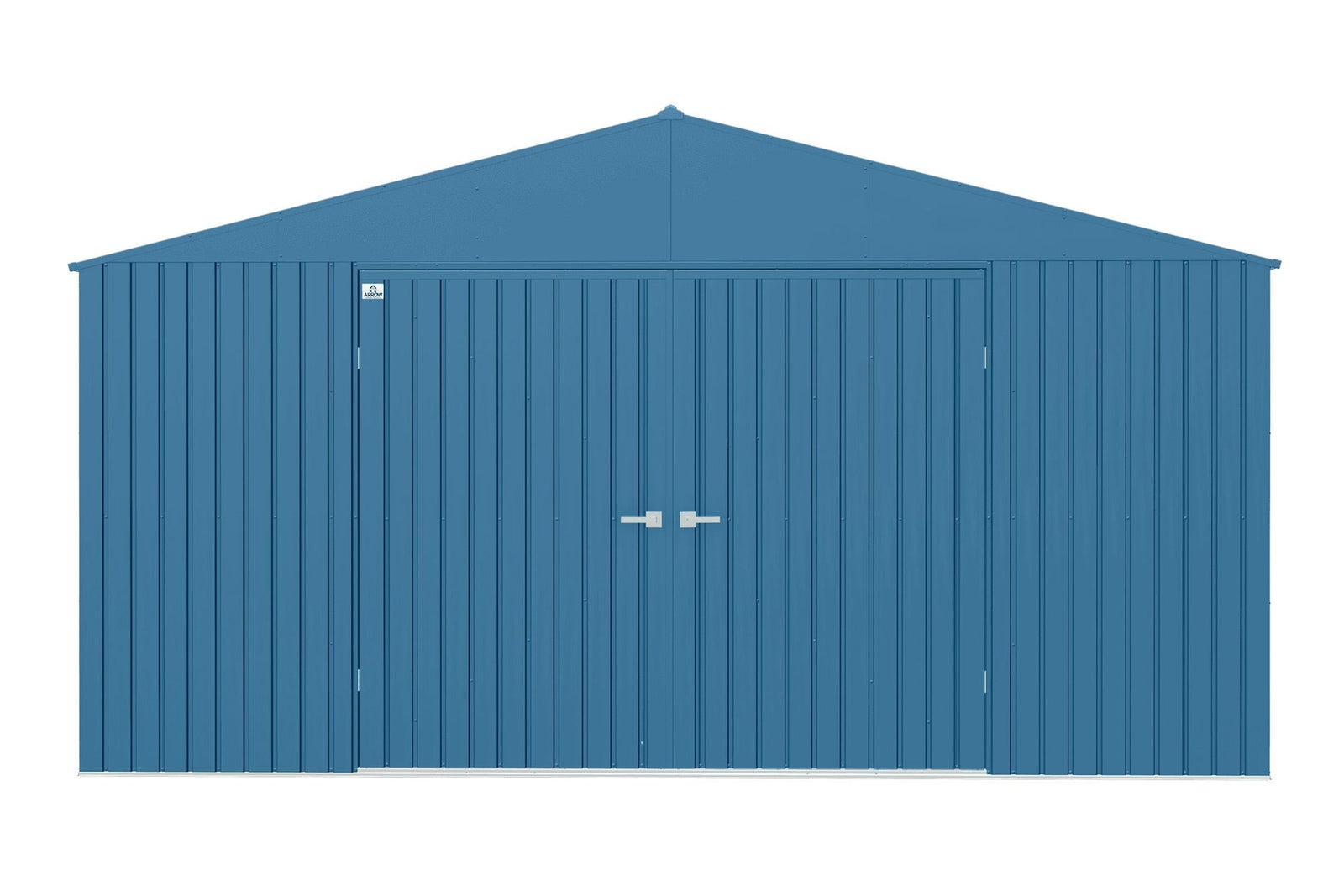 Elite 14x12-ft Blue Grey Corrosion-Resistant Steel Shed X9V7 - product image 1