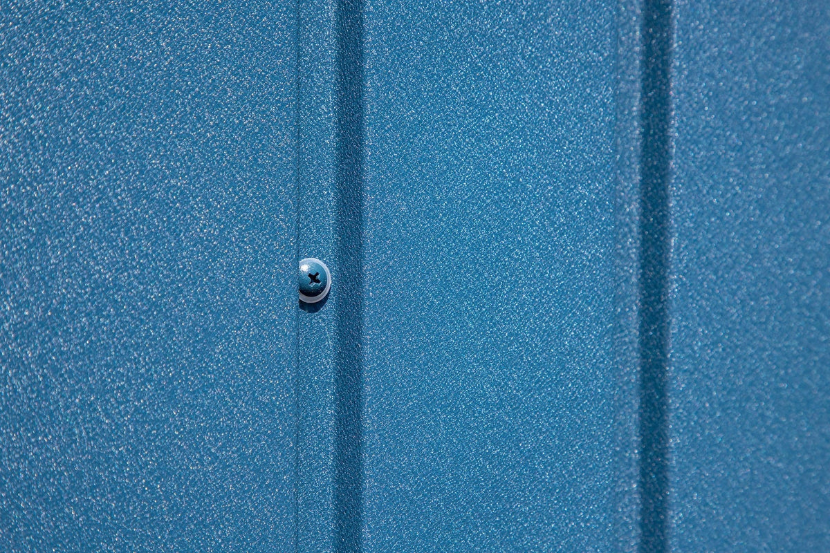 Elite 14x12-ft Blue Grey Corrosion-Resistant Steel Shed X9V7 - product image 7