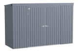 Elite Steel Storage Shed with Pent Roof, Anthracite, 10-ft x 4-ft O7G6 - product image 1