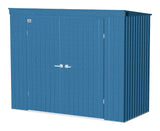Elite Steel Storage Shed with Pent Roof, Blue Grey, 8-ft x 4-ft G9Z9 - product image 1