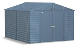 Select Galvanized Steel Storage Shed, Blue Grey, 10-ft x 8-ft R6H8 - product image 1