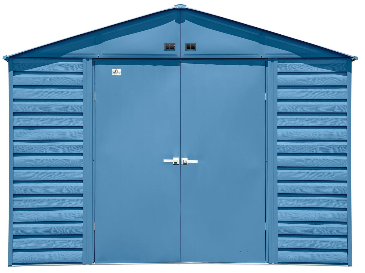Select Galvanized Steel Storage Shed, Blue Grey, 10-ft x 8-ft R6H8 - product image 3