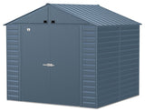 Select Galvanized Steel Storage Shed, Blue Grey, 8-ft x 8-ft E2W9 - product image 1