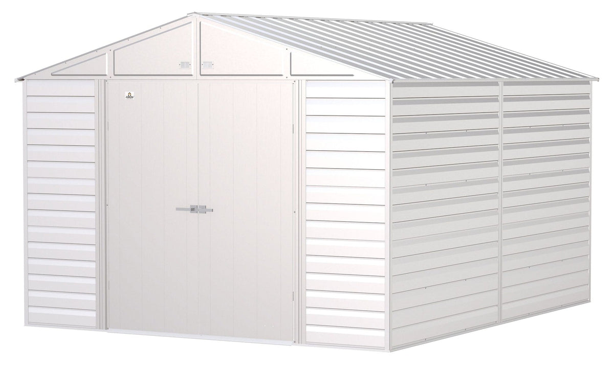 Select Galvanized Steel Storage Shed, Flute Grey, 10-ft x 12-ft E6P1 - product image 3