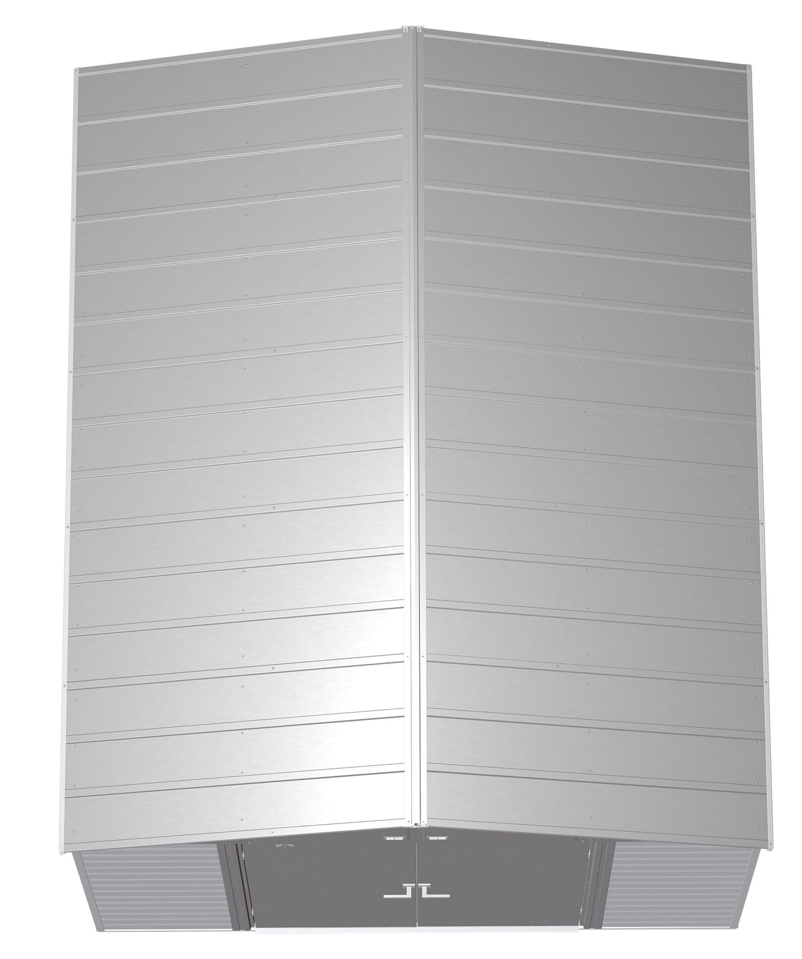 Select Galvanized Steel Storage Shed, Flute Grey, 10-ft x 12-ft E6P1 - product image 4