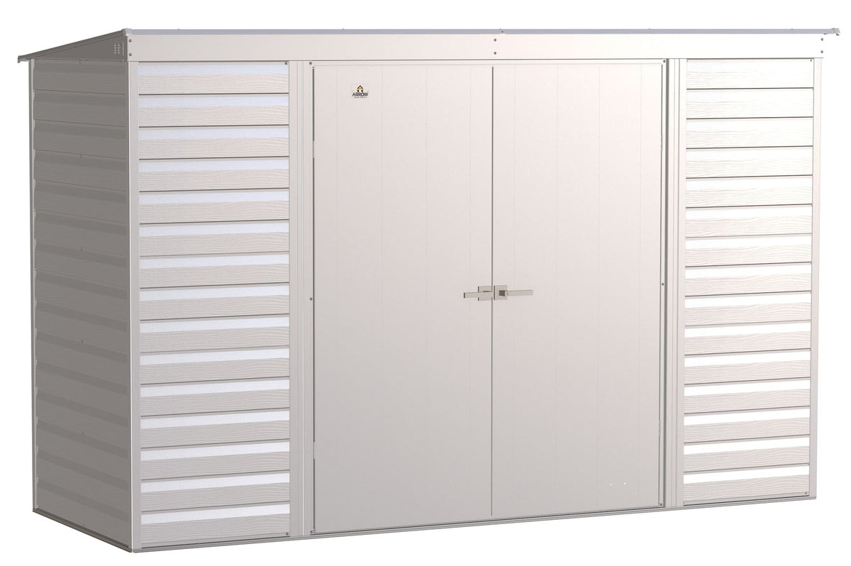 Select Galvanized Steel Storage Shed, Flute Grey, 10-ft x 4-ft E2Y9 - product image 3