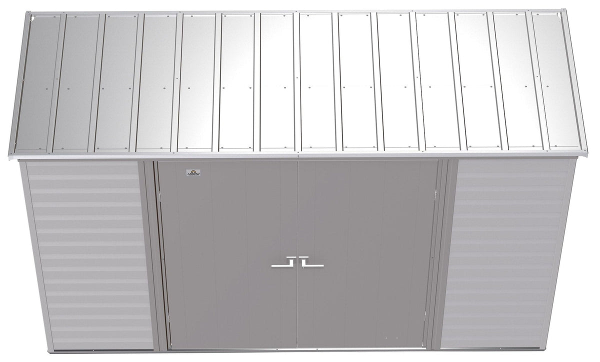 Select Galvanized Steel Storage Shed, Flute Grey, 10-ft x 4-ft B0O5 - product image 6