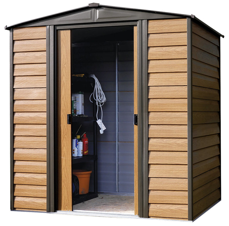 Woodridge 6x5-ft Corrosion-Resistant Steel Storage Shed N7E0