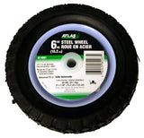 Steel Lawn Mower Wheel with Ball Bearings, 6-in x 1.5-in W9D0 - product image 1