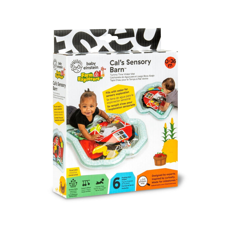 Baby Einstein Cal's Sensory Barn Tummy Time Water Mat C0H4