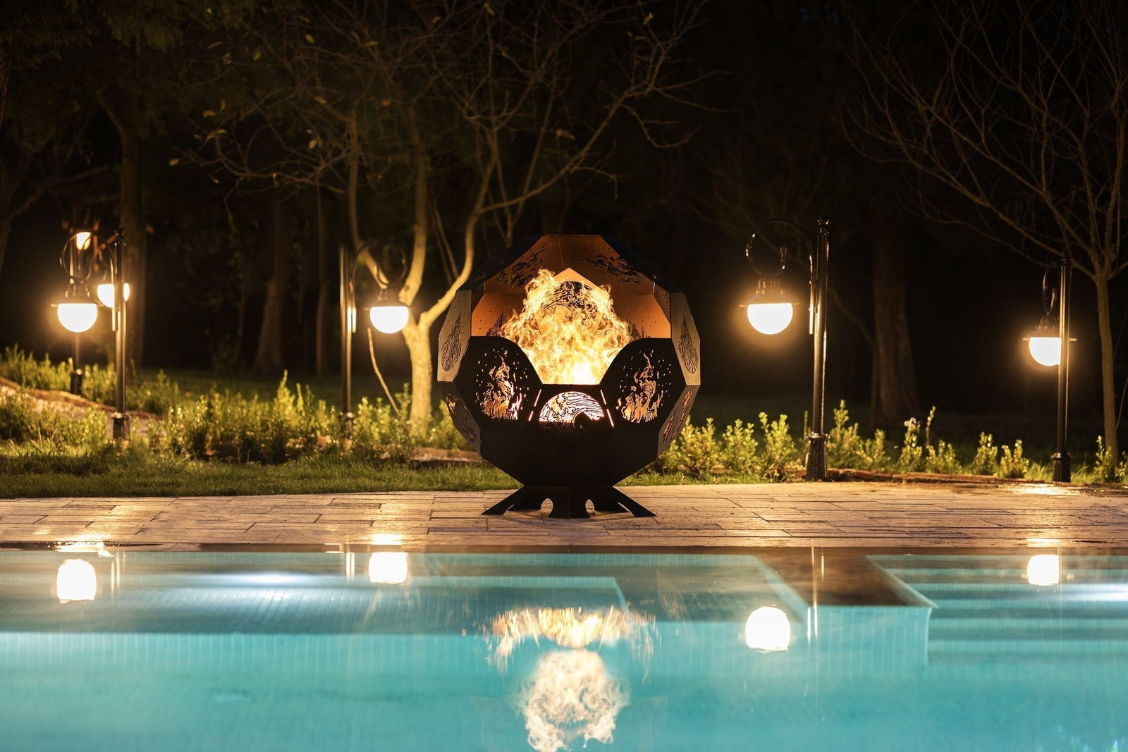 Algonquin Fire Pit, 39", Black E1S3 - product image 8