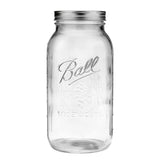 Ball Wide Mouth Half Gallon Glass Mason Jar, 64-oz/1.89-L, 6-pk W9I6 - product image 1