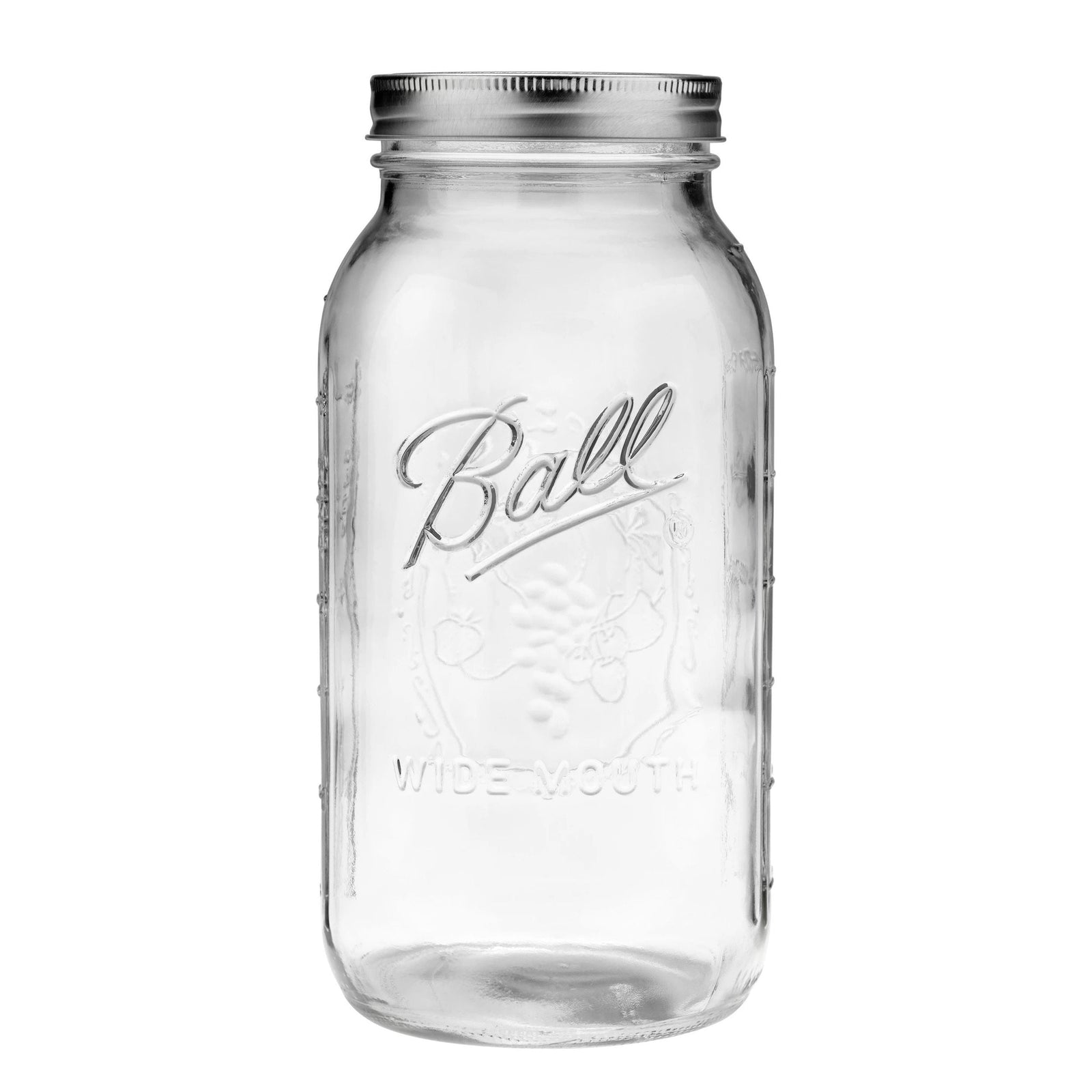 Ball Wide Mouth Half Gallon Glass Mason Jar, 64-oz/1.89-L, 6-pk F3I5 - product image 1
