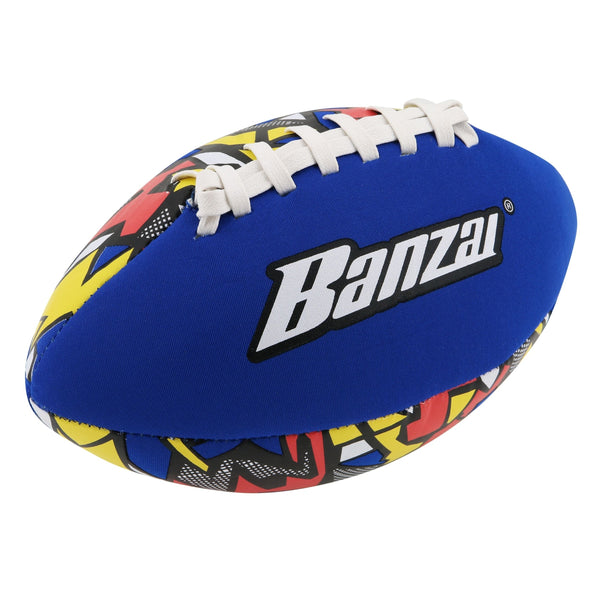 " Aqua Inflatable Wet or Dry Football Toy, Assorted Colours, Ages 3+, for Beach/Pool Fun Activities V9H7