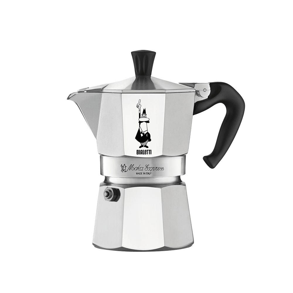 Moka Pot with Ergonomic Anti-Scale Handle, 3-Cup A3V9 - product image 1