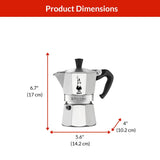 Moka Pot with Ergonomic Anti-Scale Handle, 3-Cup A3V9 - product image 3