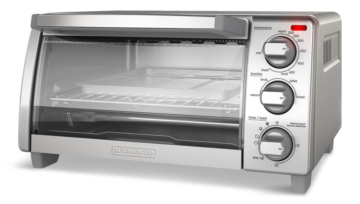 Toaster Oven with Natural Convection, Stainless Steel, 4-Slice S3F0 - product image 2