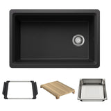 Inteos 30-in SILGRANIT Workstation Kitchen Sink R0Q5 - product image 1