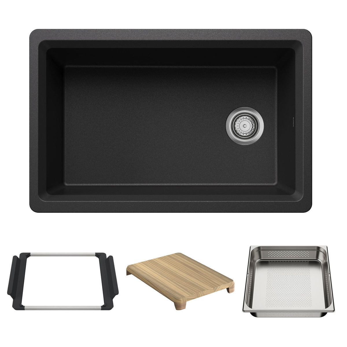 Inteos 30-in SILGRANIT Workstation Kitchen Sink R0Q5 - product image 1
