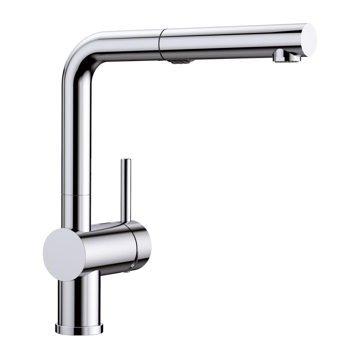 Linus Low Arc Pull-Out Dual-Spray Kitchen Faucet, Chrome T6Z0 - product image 1