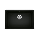 Precis SILGRANIT 27-in Single Bowl Undermount Kitchen Sink, Coal Black Y4J4 - product image 1