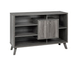 Multi-Tier Wooden Dining Buffet/Server with Storage, Grey H2R6 - product image 1