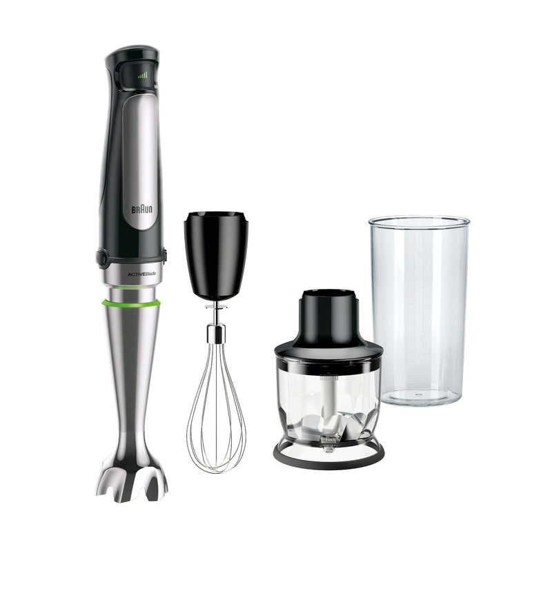 Hand Blender & 1.5-Cup Food Processor with Whisk and Beaker U7P6