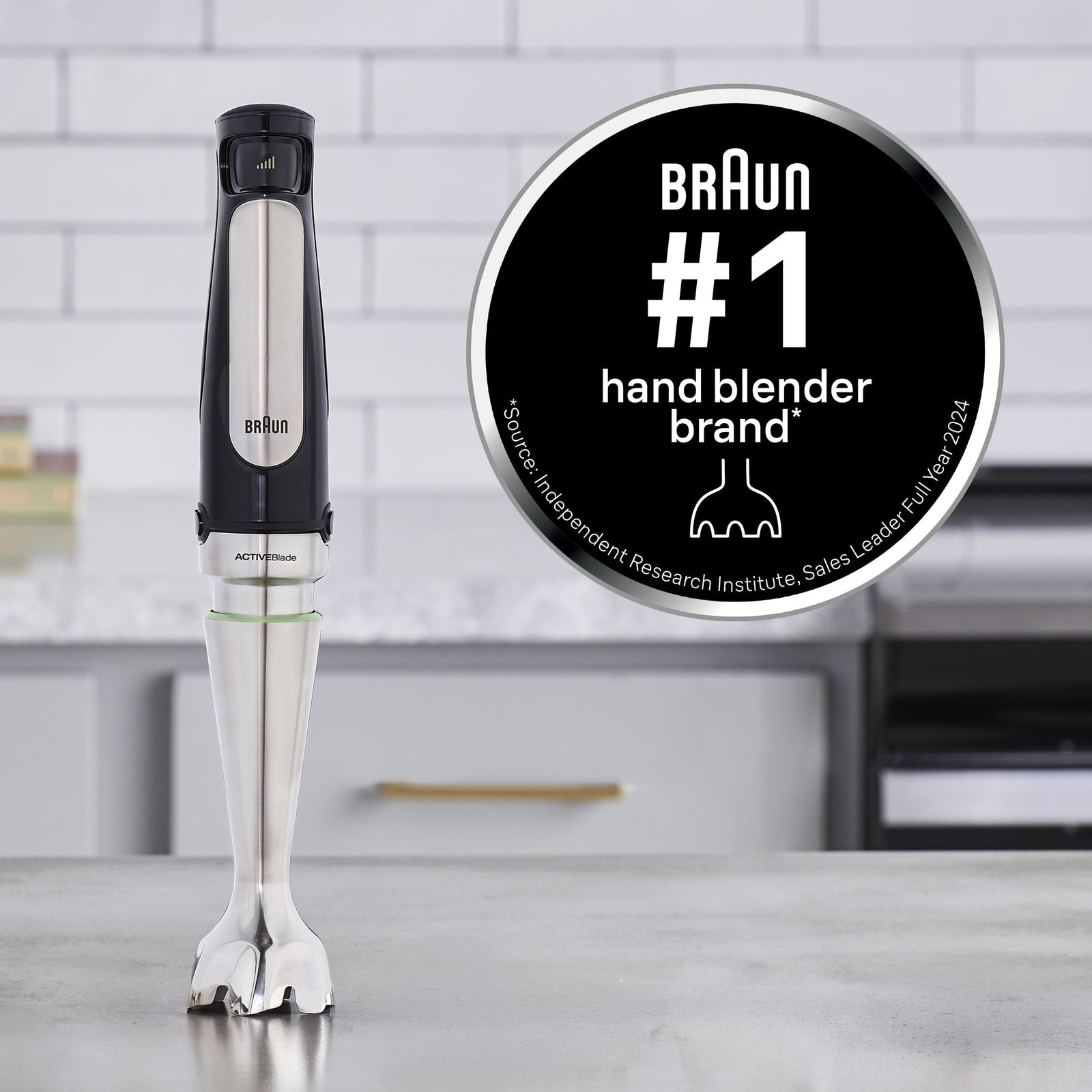 Hand Blender & 1.5-Cup Food Processor with Whisk and Beaker U7P6 - product image 2