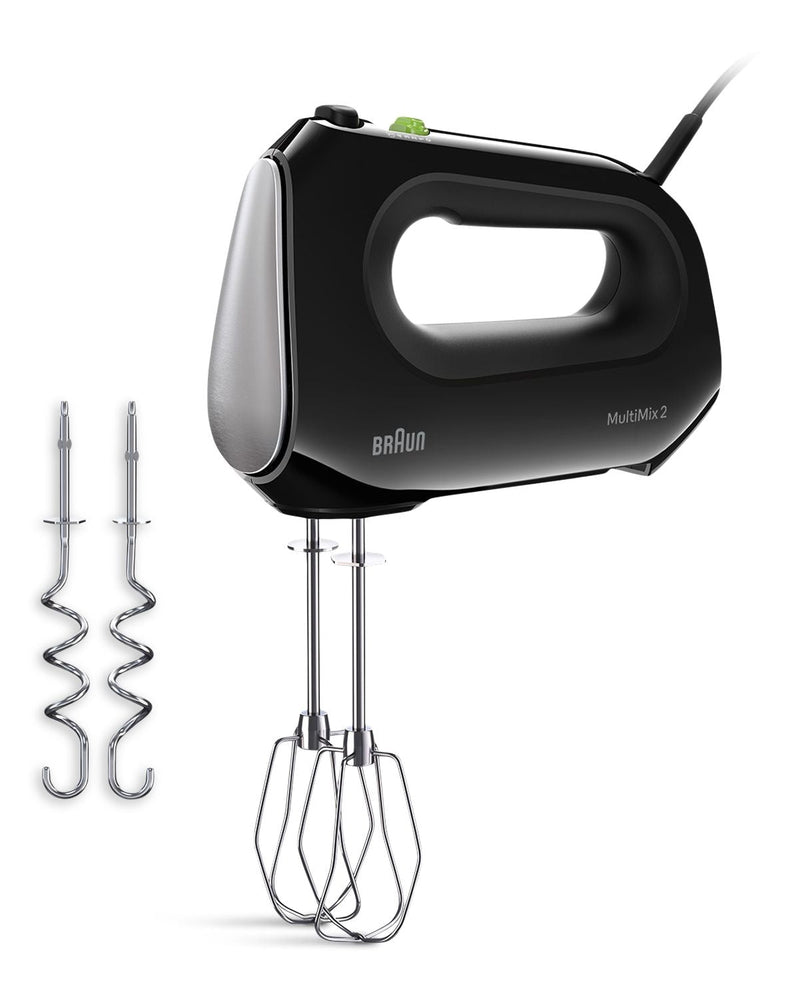 MultiMix 2 5-Speed Hand Mixer, Includes MultiWhisk Beater, 250W, Black L1V4