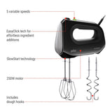 MultiMix 2 5-Speed Hand Mixer, Includes MultiWhisk Beater, 250W, Black L1V4 - product image 3