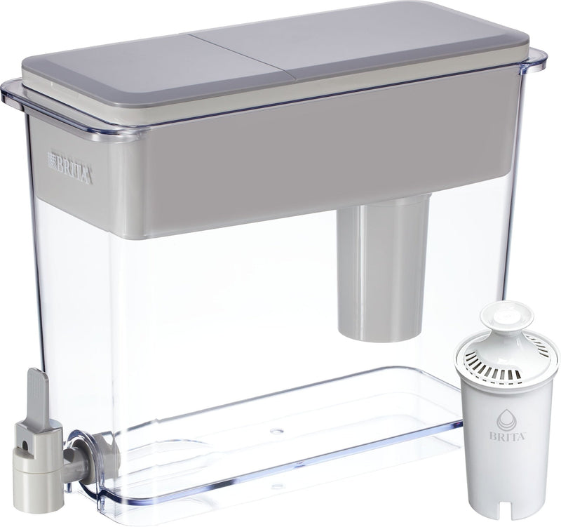 UltraMax Water Filter Pitcher/Dispenser with Standard Filter, 27-Cup, Grey F2M1